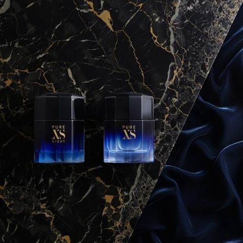 The duo of Pure XS Homme perfumes